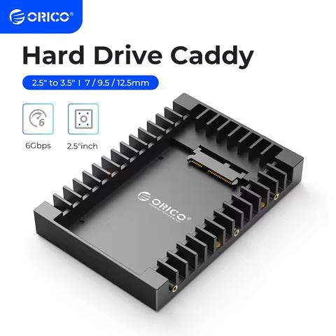 ORICO-Hard Drive Caddy Support SATA 3.0 Support HDD and SSD 2.5 In 7mm 9.5mm 12.5mm Computer Accessories 10 best sales hdd rack - №9