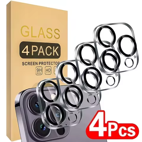 4/1PCS HD Back Camera Tempered Glass For iPhone 13Mini 13 14 15 16 Pro Max Rear Len Screen Protectors Anti-scratch Glass Film 10 best sales casio camera - №3