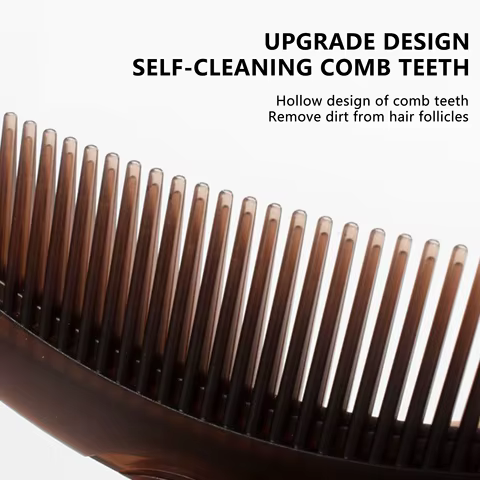 Dandruff Removal Scalp Hair Combs Hair Dressing Comb Self-Cleaning Anti-Static Massage brushes Hair Salon styling tools 12 best sales propolis serum - №12