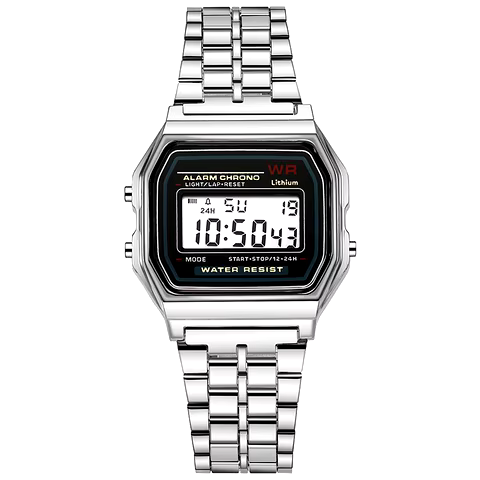 Luxury Rose Gold Women Watches Electronic Digital Display Retro Style Clock Men's Relogio Masculin Reloj Hombre homme 10 best sales korea coin - №4