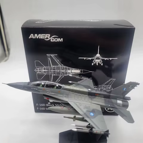 Diecast Metal 1:72 Scale Air Force F16 F-16D Fighting Falcon AirPlane Military Aircraft Model Children Gift Toy 6 best sales f16 fighting falcon - №6