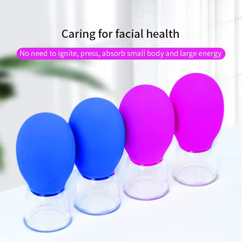 1/5/10pcs Silicone Massage Cupping For Body Face Neck Eye Cellulite Massager Vacuum Tank Body Facial Care Anti-aging Beauty Tool 10 best sales gusha facial - №10