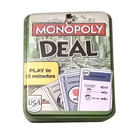 Hasbro Gaming Monopoly Deal Card Game Family Gathering Friends Party Board Game Battle Kids Puzzle Poker Christmas Birthday Gift 8 best sales ticket to ride board game - №8