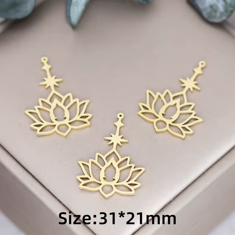 3pcs Moon Evil Eye/Compass Star Sun Charms Stainless Steel Gold Plated Pendant DIY Craft Tassels Earring Necklace Jewelry Making 10 best sales compass charm - №2