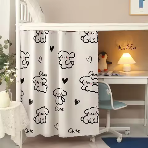 1Pcs Student Dormitory Bed Curtain Blackout Cloth Mosquito Nets for Bedding Tent Bed Canopy School 1.15/1.35m High*2m Long 8 best sales curtain bed - №7