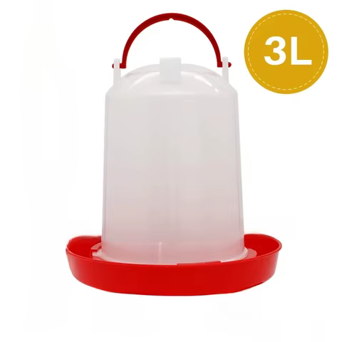 1Pc 1.5kg/3L Poultry Automatic Drinker Bucket Chicken Feeder Barrel Water Bucket Quail Drinking Farm Chicken Coop Water Supply 10 best sales chicken drinker - №5