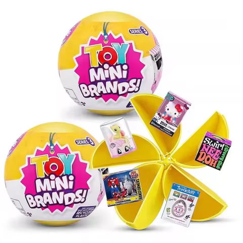 5 Surprise Ball Mini Brands Supermarket Shopping Scene Miniature Gashpon Capsule Toy Figurines Collection Kids Birthday Gifts 10 best sales mini brands - №4