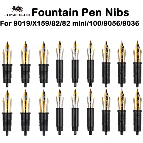 1/3 PCS JINHAO For 9019/X159/82/82 mini/100/9056/9036 Fountain Pen Iridium Replaced EF/F/M Nib Stationery School Office Supplies 6 best sales fountain pen accessories - №4
