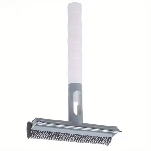 3 In 1 Window Cleaning Brush Glass Wiper for Bathroom Mirror Window With Spray Double-sided Window Cleaner Squeegee Wiper 10 best sales glass squeegee - №10