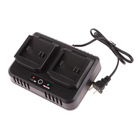 Two-seater Battery Charger 2.0A Replacement For 18V 21V Li-ion BL1415 BL1420 BL1815 BL1830 BL1840 BL1860 Electric Drill Grinder 12 best sales bosch 18v charger - №10