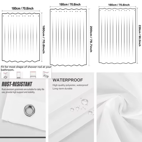10 best sales luxury shower curtain - №10