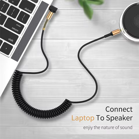 3.5mm Jack Audio Cable Jack 3.5 mm Male to Male Audio Aux Cable For Samsung Car Headphone Speaker Wire Line Aux Cord Speaker 12 best sales 2 male 1 female 3.5mm - №9