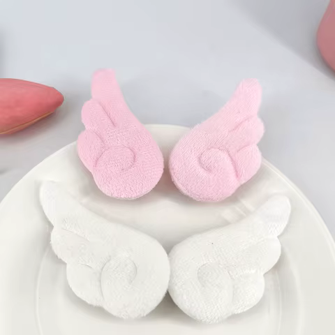 2Pcs/20Pcs 5cm Angel Wings Super Cute Angel Wing Plush Hairpin Girl Hair Clip Accessories Barrettes Hairgrip Headdress Headwear 8 best sales angel accessories - №1