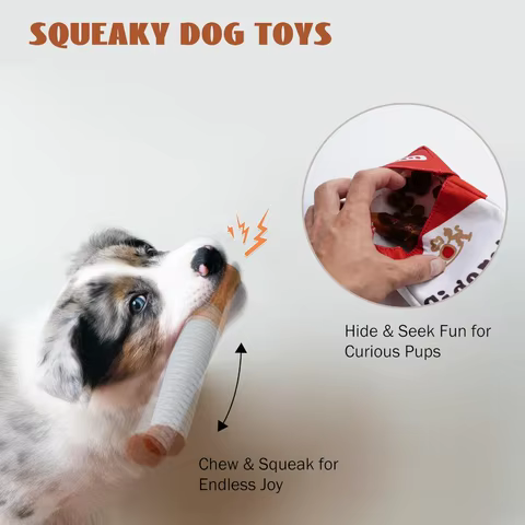 Creative Cigarette Interactive Giggles Dog Toys Funny Interactive Plush Dog Toys Funny Plush Chewing Toy Cigaret Box Pet Gifts 8 best sales pitbull plush - №6