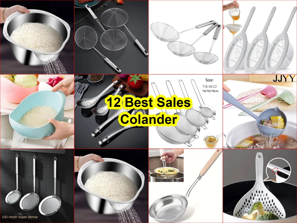 stainless steel colander review