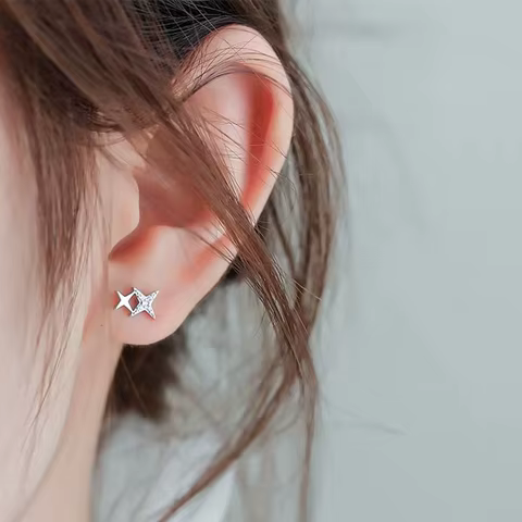 8 best sales earrings glitter - №7