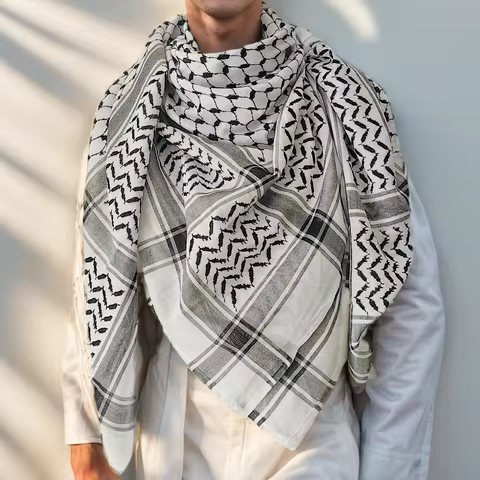 10 best sales palestine scarf keffiyeh - №1