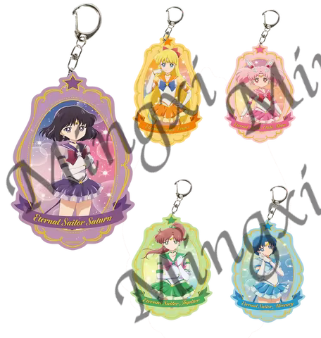 Anime Sailor Moon Keychain for Accessories Bag Pendant Acrylic Cute Sailor Moon Key Chain Ring Keychains Jewelry Cute Fans Gift 12 best sales keychain sailor moon - №9