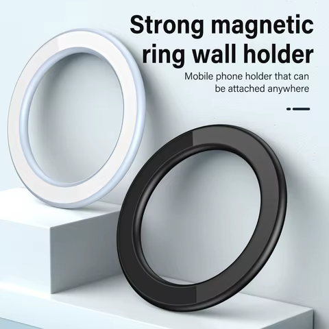 Magnetic Ring Holder For iPhone 14 13 12 Magnet Wall Mobile Phone Holder Magnetic Car Phone Stand for Magsafe case ipad Tablet 10 best sales ipad wall mount with power - №1