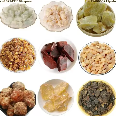 9 Types Resin Incense Top Oman Frankincense Myrrh Green Frankincense Purify Soul Burning Incense Benzoin Rosin for Yoga Meditati 12 best sales oman air - №4