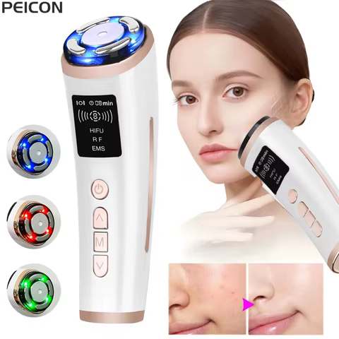 Hifu Face Lifting Machine RF High Frequency Anti-aging Facial Massager EMS Facial Microcurrent Face Massager Mini hifu Machine 6 best sales radio frequency face - №2