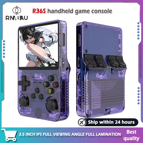 Handheld Game R36S Console Open Source Retro 3.5 Inch IPS Screen Game Console Linux System Screen Portable Pocket Classic Gaming 8 best sales iphone xs 128gb - №1