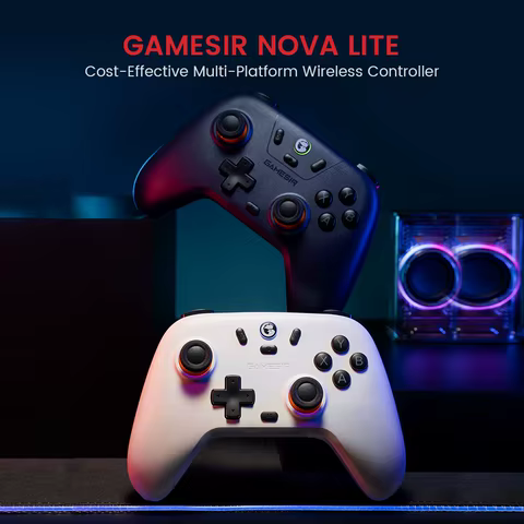 GameSir Nova Lite Wireless Switch Controller Bluetooth Gamepad with Hall Effect for Nintendo Switch iPhone Android Phone PC 12 best sales new 3ds xl snes - №6