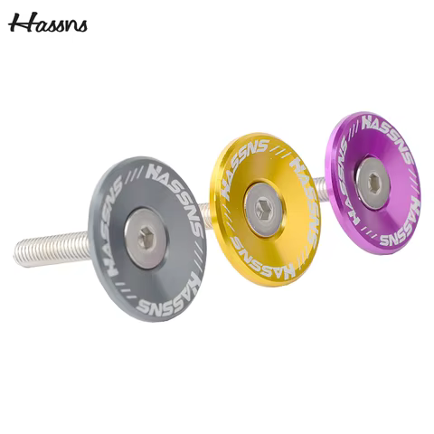 HASSNS Mtb Power Cap Stem Cap Bicycle Headset Top Cover For Mountain Road Bike Table Cover Aluminium Alloy Steering Series Top 6 best sales costco eyeglass frames - №3