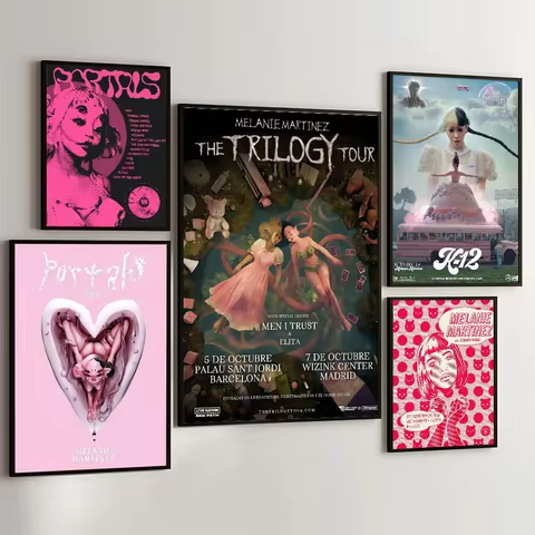 1PC Melanie Martinez 2023 New Music Movie Sticky Posters Retro Kraft Paper Sticker DIY Room Bar Cafe Aesthetic Art Wall Painting 8 best sales melanie martinez sticker - №6