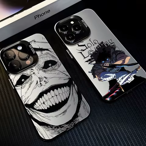 Anime Solos Levelings Phone Case For iPhone 16 15 14 13 12 11 mini Pro Max X XR XSMAX 8 7 Plus Anti Fall Matte Back Cover 10 best sales arizer solo - №2