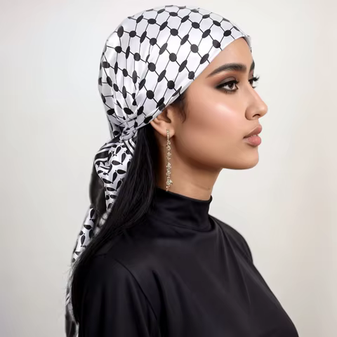 10 best sales palestine scarf keffiyeh - №10