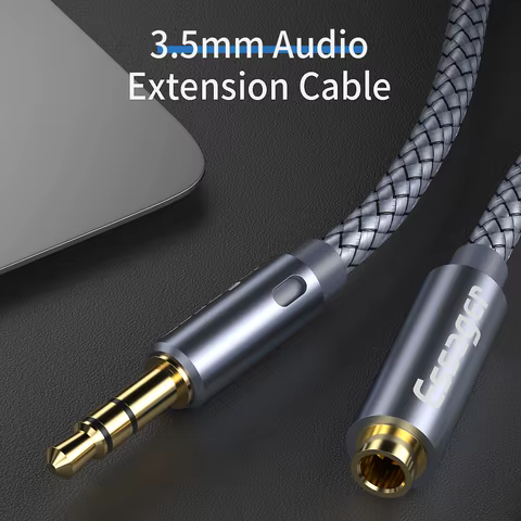 Essager Headphone Extension Cable Jack 3.5mm Audio Aux Cable 3.5 mm Female Splitter Speaker Extender Cord For Earphone Adapter 12 best sales 2 male 1 female 3.5mm - №1