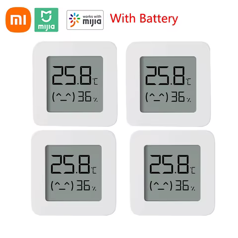 XIAOMI Thermometer 2 Mijia Electric Bluetooth Wireless Smart Hygrometer Thermometer Temperature Detection MI Mijia Home APP 10 best sales smart tool - №8