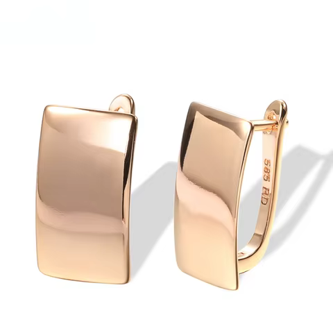 12 best sales aretes rose gold - №6