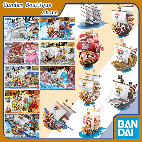 Bandai Genuine ONE PIECE GRAND SHIP COLLECTION Thousand Sunny Anime Action Figure Collectible Assembly Model Toys Gift Children 10 best sales one piece barco - №9
