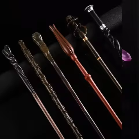 26 Kinds Metal Core Magic Wand Cosplay Premium Gift Halloween Collection for Children Birthday Christmas 6 best sales dumbledore wand - №1