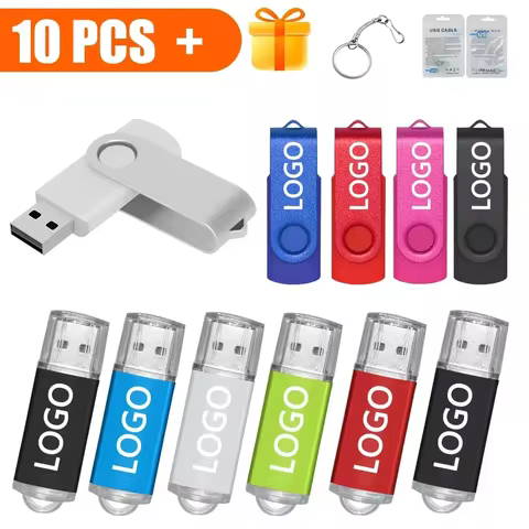 10PCS/lot Colour USB Flash Drive Pen Drive 1GB 2GB 4GB 8GB 16GB Pendrive Memory Stick 32GB 64GB USB Stick Gift Free Custom LOGO 8 best sales 2gb memory usb - №6