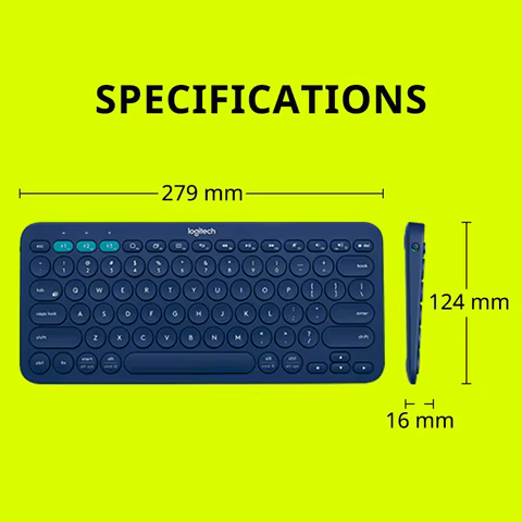 Logitech K380 Wireless Bluetooth Network Red Keyboard Tablet iPad Office 10 best sales red keyboard - №8