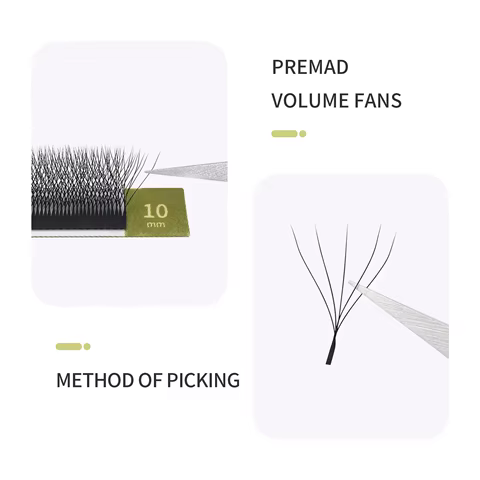 GLAMLASH 4D5D W Style Flower Lash Premade Volume Fans Eyelash Extension Natural Soft Light Lash W Shaped 6 best sales costco eyeglass frames - №2