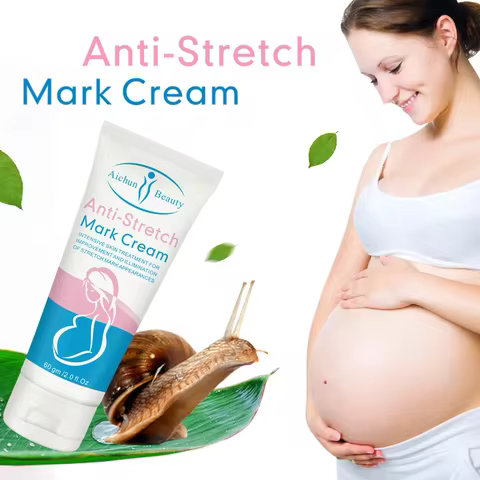 Snail Removes Stretch Mark Cream To Remove Postpartum Obesity Pregnant Women Repair Anti-Aging Anti-Winkles Firming Body Cream 8 best sales stretch mark removal - №7