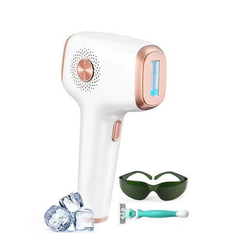 INNZA Hair Removal with Ice Cooling Care Function for Women Permanent,999,999 Flashes Painless IPL Hair Remover Device 10 best sales leaser hair removal - №10