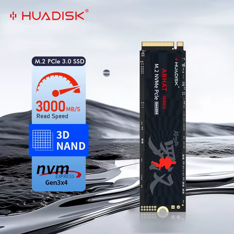 Huadisk SSD NVMe M2 1TB 512GB Internal SSD Drive PCIE3.0 3000MB Speed for GIGABYTE/MSI/ X99 X79 for DIY Gaming Computer PC 12 best sales sn850x 4tb - №1