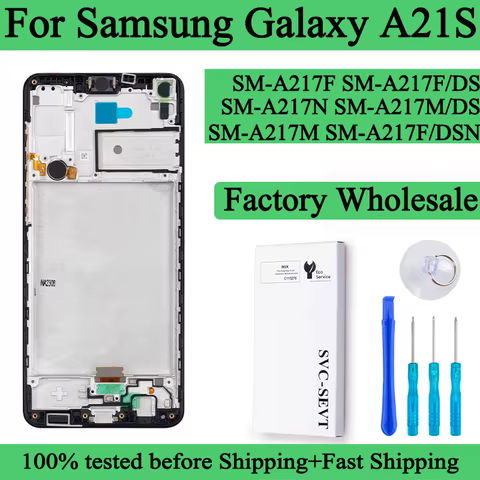 SM-A217F SM-A217F/DS Premium Lcd For Samsung Galaxy A21S Display Touch Screen Digitizer Panel Assembly For Samsung A217 Screen 10 best sales samsung a21s screen replacement - №10