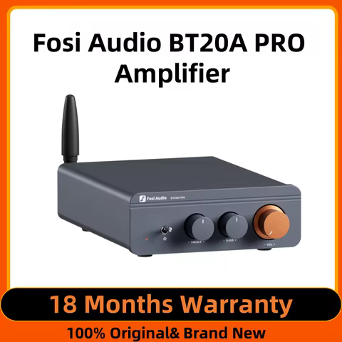 Fosi Audio BT20A Pro TPA3255 Bluetooth Sound Power Amplifier 300W x2 Mini HiFi Stereo Class D Amp Bass Treble For Home Theater 10 best sales amplifier class d - №5