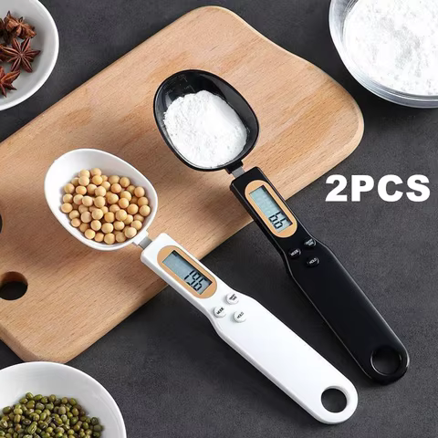 Mini Spoon Scale Digital Kitchen Scale Electronic LCD Food Scale 0.1-500g Cooking Flour Milk Coffee Powder Weight Measure Spoon 12 best sales house kitchen - №4