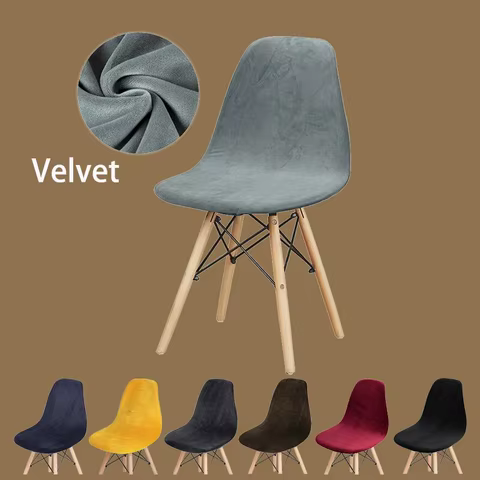6 best sales velvet chair covers - №6
