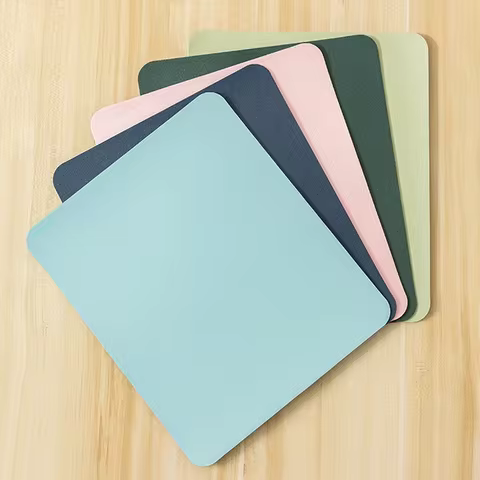 Small PU mouse pad Non-Slip Gaming Desktop Mouse Pad Waterproof Anti-Scratch Easy To Clean Mat For PC Laptop Desktop 8 best sales custom desk mat - №5