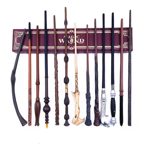Metal Core Wand Cosplay Hermione Granger Premium Gift Box Packaging Model Children's Toys Birthday Gift 6 best sales dumbledore wand - №5