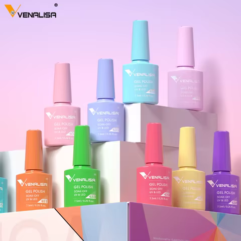 Venalisa Milky White Jelly Color Earth Brown Collection Nail Gel Polish Soak Off UV LED Gel Varnish Full Coverage Nail Manicure 12 best sales vanelisa gel polish - №11