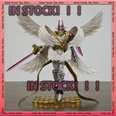 In Stock Digimon Adventure Figurine Holy Angemon Figure Anime Peripherals Gk Figures Collectible Statue Model Toys Gk Figures 10 best sales digimon angemon - №5